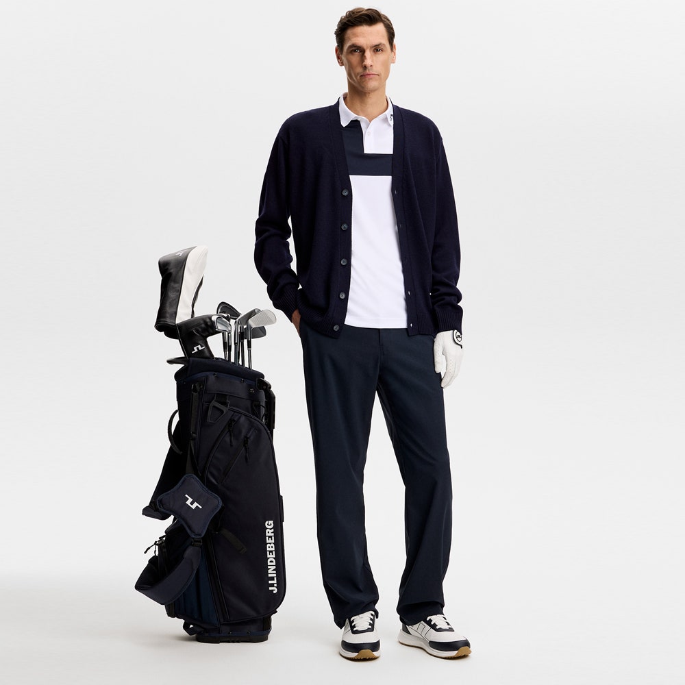 J.Lindeberg Golf Shirt - Rody Regular Fit - White SS26