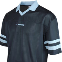 J.Lindeberg Golf Shirt - Rusty Jacquard Relaxed Fit - JL Navy SS26