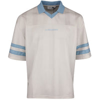 J.Lindeberg Golf Shirt - Rusty Jacquard Relaxed Fit - Moonbeam SS26