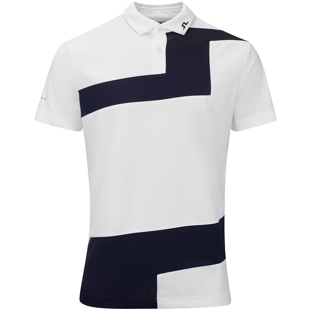 J.Lindeberg Golf Shirt - Sidd Reg. Fit Polo - White AW26
