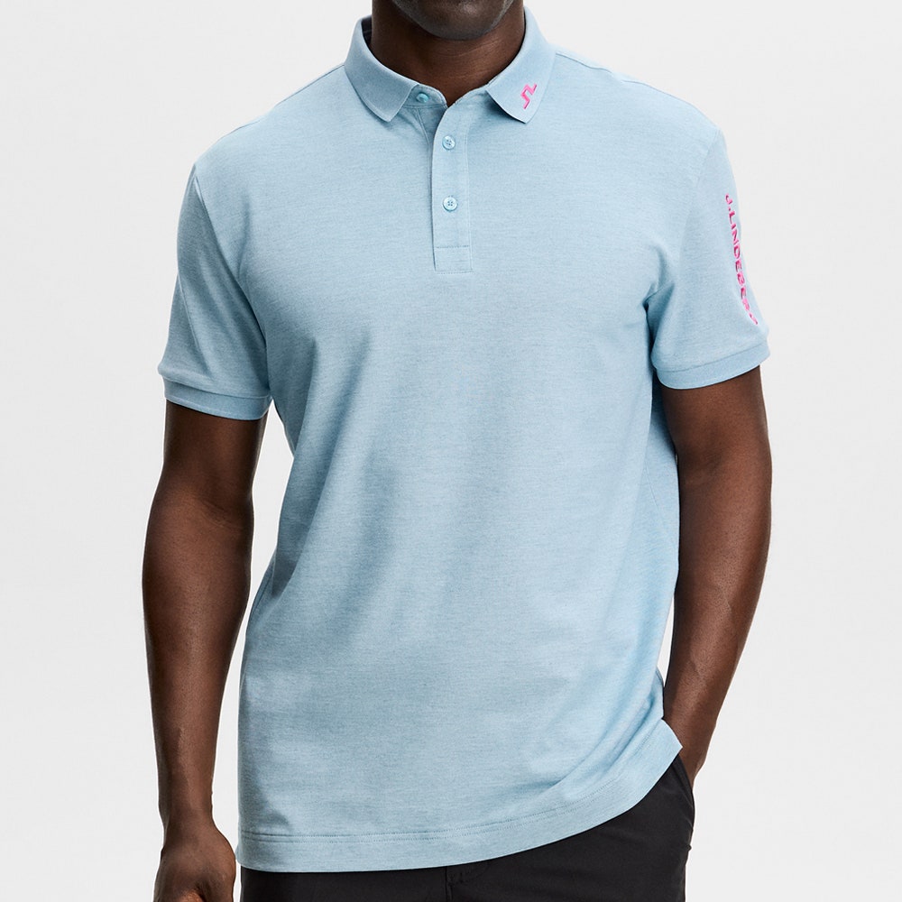 J.Lindeberg Golf Shirt - Tour Tech Pique Reg. Fit - Forget-Me-Not 2026