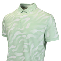 J.Lindeberg Golf Shirt - Tour Tech Print Reg. Fit - BF S. Green AW26