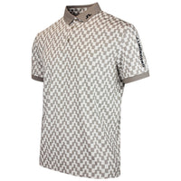 J.Lindeberg Golf Shirt - Tour Tech Print Reg. Fit - BS Brindle SS26