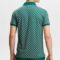 J.Lindeberg Golf Shirt - Tour Tech Print Reg. Fit - CJS Forest AW26