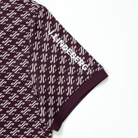 J.Lindeberg Golf Shirt - Tour Tech Print Reg. Fit - CJS Wine AW26