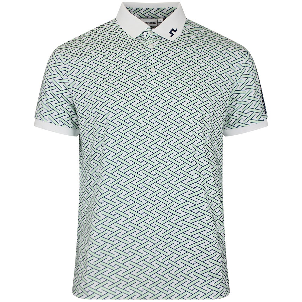 J.Lindeberg Golf Shirt - Tour Tech Print Reg. Fit - LW Bay SH26