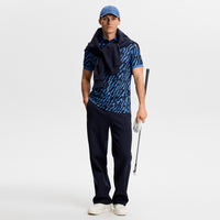 J.Lindeberg Golf Shirt - Tour Tech Print Reg. Fit - Oak Federal SS26