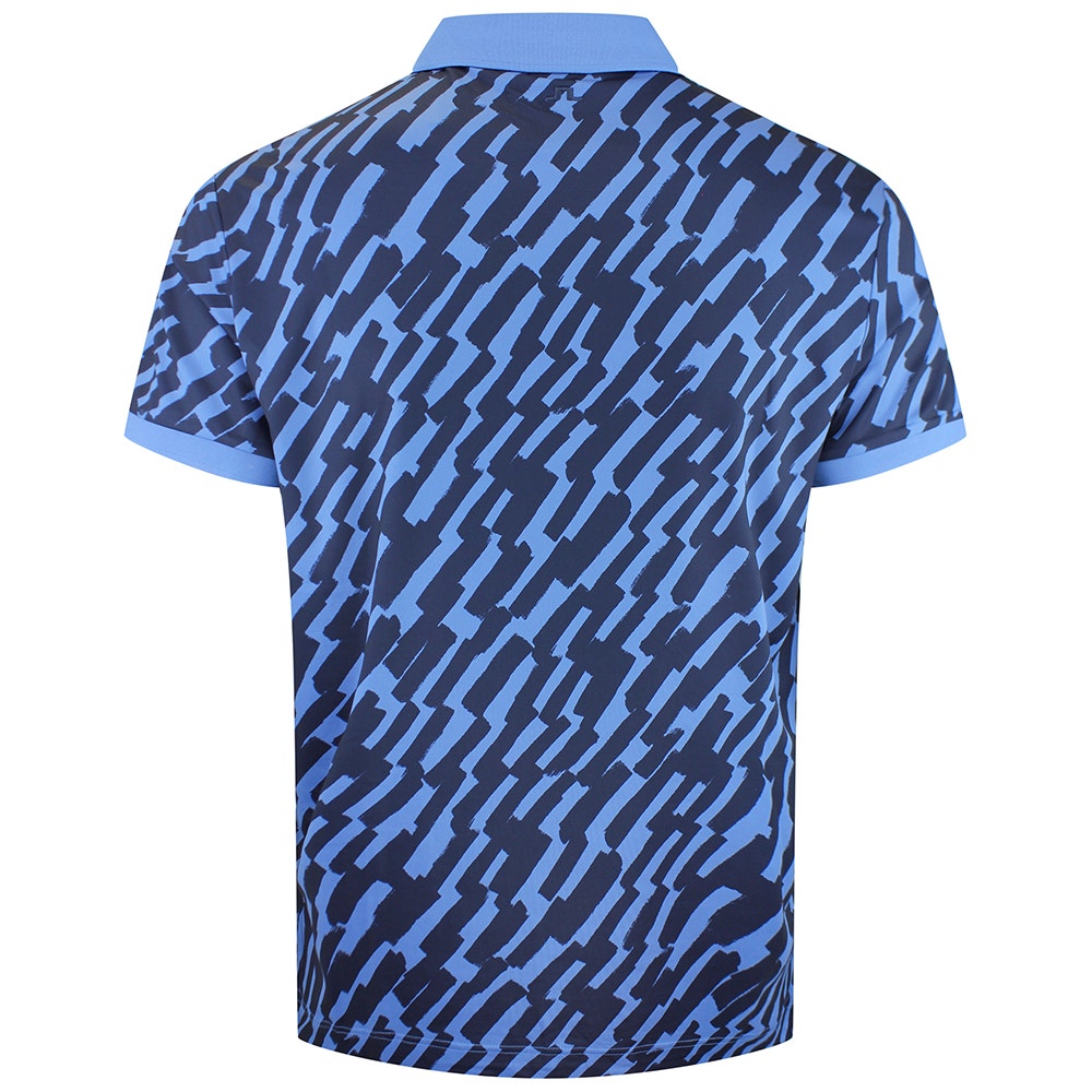 J.Lindeberg Golf Shirt - Tour Tech Print Reg. Fit - Oak Federal SS26