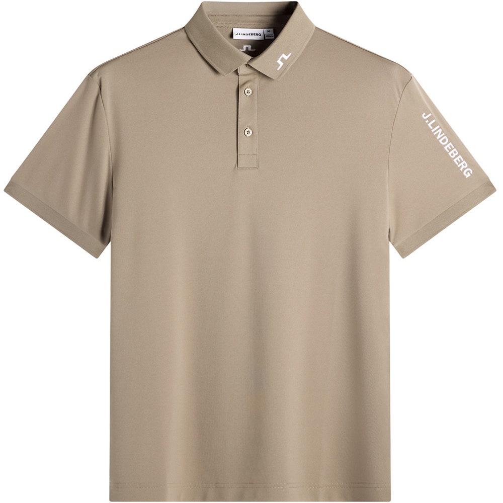 J.Lindeberg Golf Shirt - Tour Tech Regular Fit - Brindle AW26