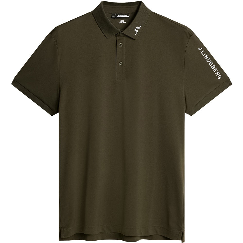 J.Lindeberg Golf Shirt - Tour Tech Regular Fit - Forest Green AW25