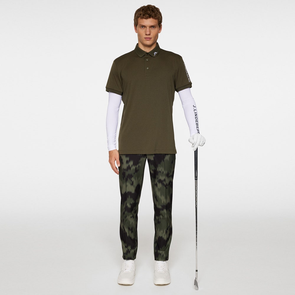 J.Lindeberg Golf Shirt - Tour Tech Regular Fit - Forest Green AW25