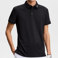J.Lindeberg Golf Shirt - Tour Tech Slim Fit - Black SS26