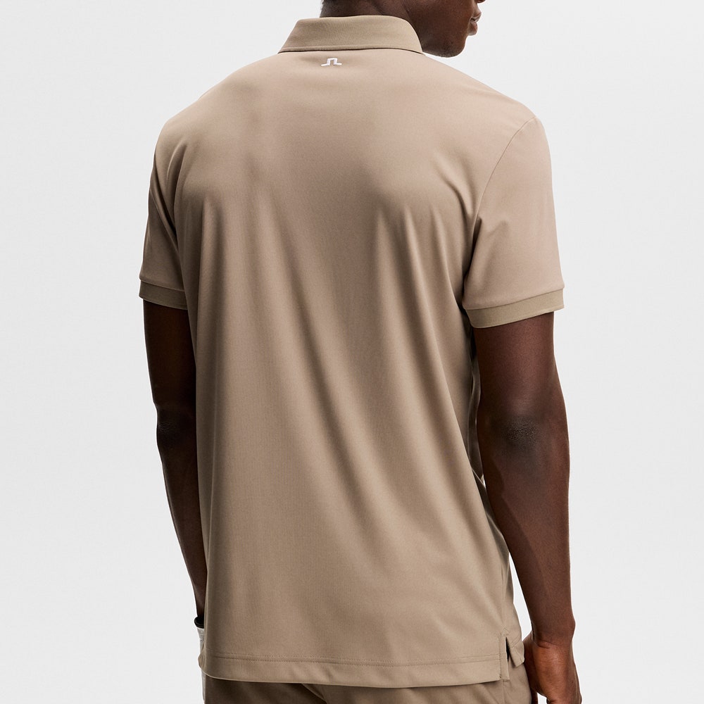 J.Lindeberg Golf Shirt - Tour Tech Slim Fit - Brindle SS26