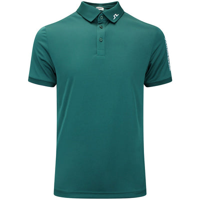 J.Lindeberg Golf Shirt - Tour Tech Slim Fit - Forest Biome AW26