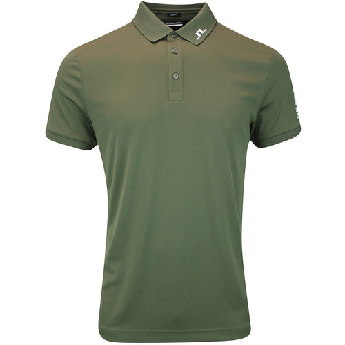J.Lindeberg Golf Shirt - Tour Tech Slim Fit - Forest Green AW25