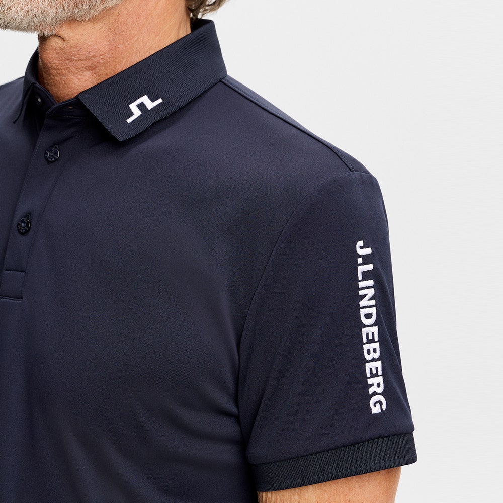 J.Lindeberg Golf Shirt - Tour Tech Slim Fit - JL Navy SS26