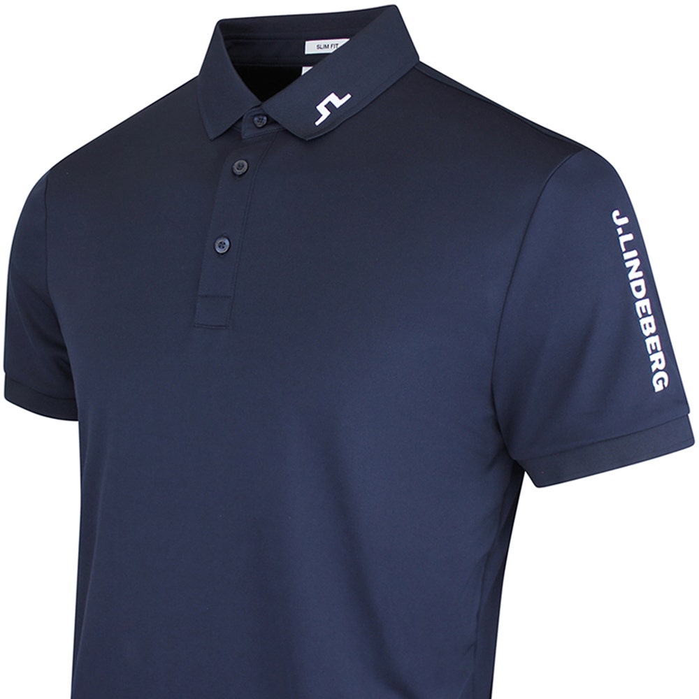 J.Lindeberg Golf Shirt - Tour Tech Slim Fit - JL Navy SS26