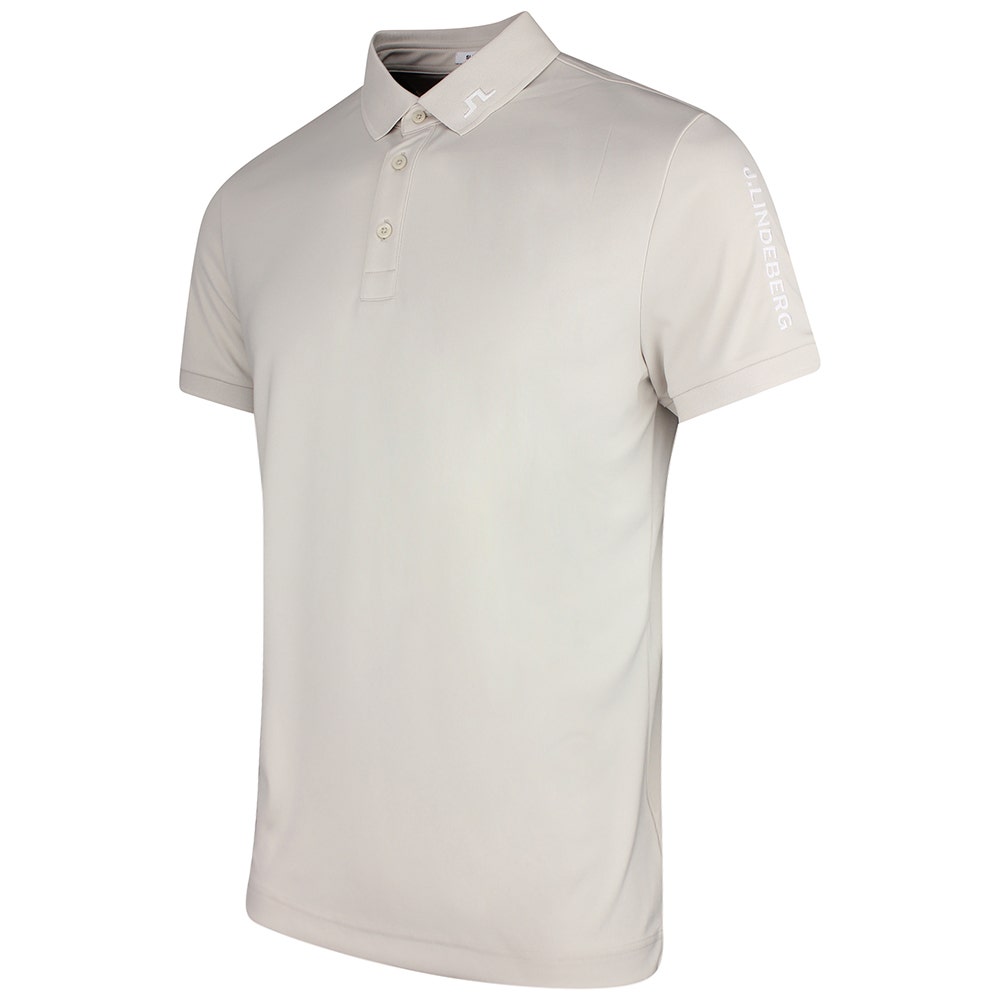 J.Lindeberg Golf Shirt - Tour Tech Slim Fit - Moonbeam SS26