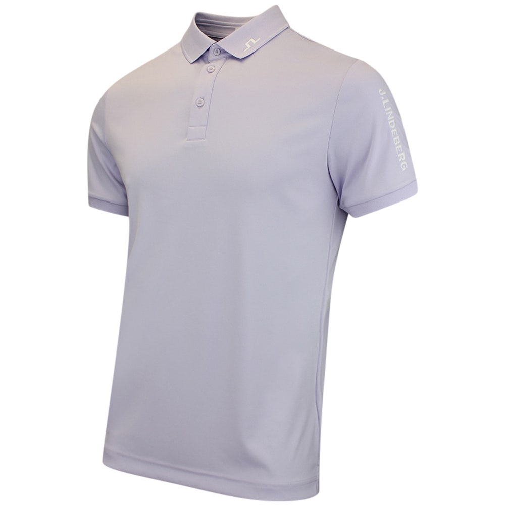J.Lindeberg Golf Shirt - Tour Tech Slim Fit - Purple Heather AW26