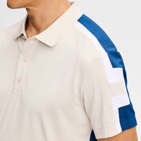 J.Lindeberg Golf Shirt - Viggo Regular Fit - Moonbeam SH26