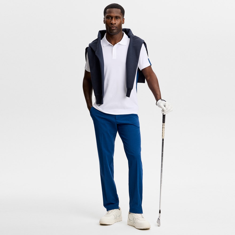 J.Lindeberg Golf Shirt - Viggo Regular Fit - White SH26