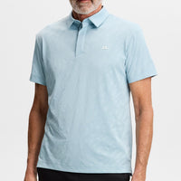 J.Lindeberg Golf Shirt - Wilhelm Regular Fit - Forget-Me-Not SS26