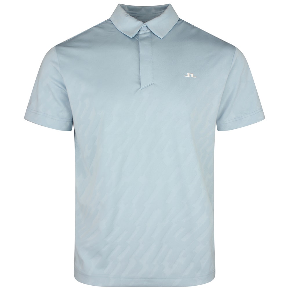 J.Lindeberg Golf Shirt - Wilhelm Regular Fit - Forget-Me-Not SS26
