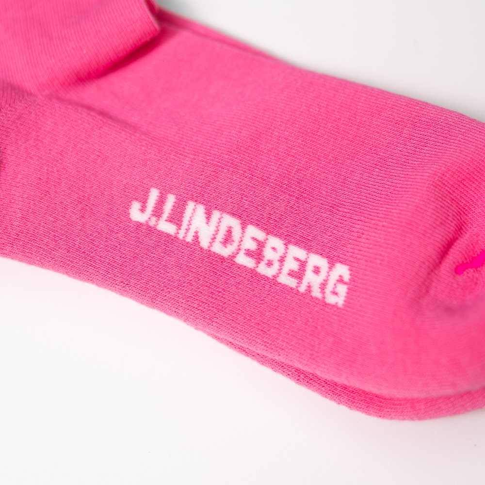 J.Lindeberg Golf Socks - 30Y Kameron Crew Length - Azalea Pink SH26