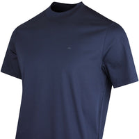 J.Lindeberg Golf T-Shirt - Ace Mock Neck Tee - JL Navy SS26