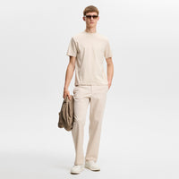 J.Lindeberg Golf T-Shirt - Ace Mock Neck Tee - Moonbeam SS26