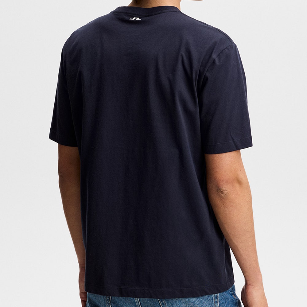 J.Lindeberg Golf T-Shirt - Alpha Graphic Tee - JL Navy SS26