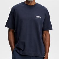 J.Lindeberg Golf T-Shirt - Bennett Heavy Tee - JL Navy AW26
