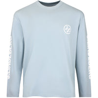 J.Lindeberg Golf T-Shirt - Walsh LS Print Tee - Forget-Me-Not SS26