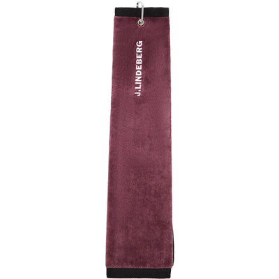 J.Lindeberg Golf Towel - Drohen Tri-Fold - Winetasting AW26