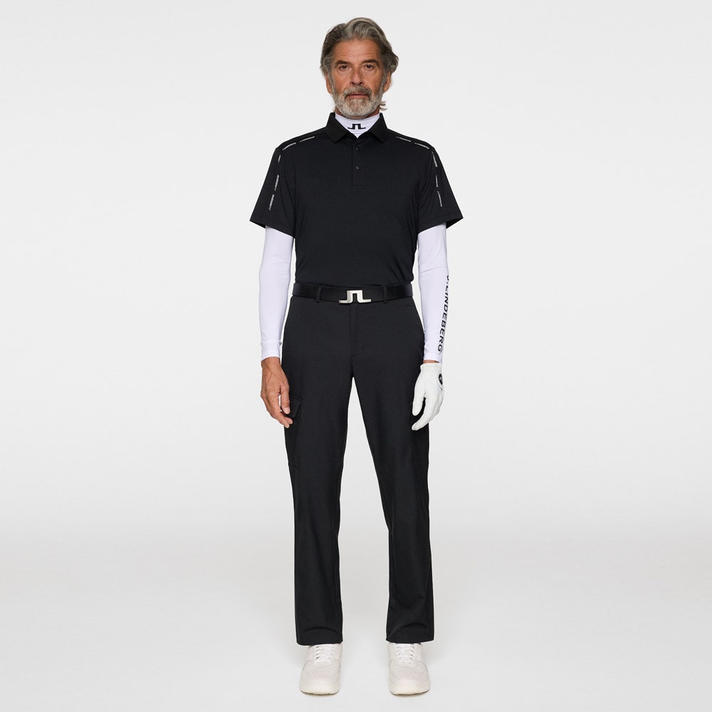 J.Lindeberg Golf Trousers - Aksel Cargo Pant - Black AW25