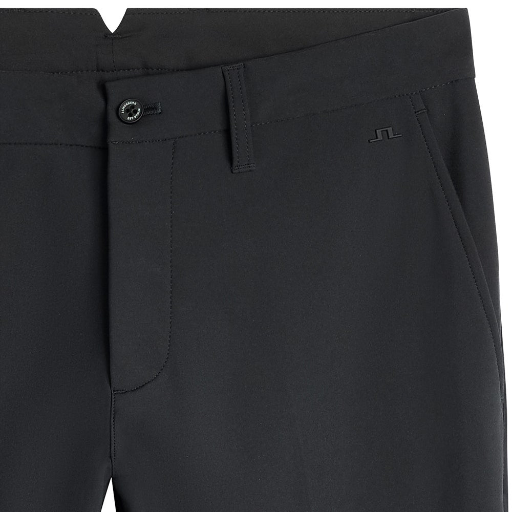J.Lindeberg Golf Trousers - Ellott Bonded Fleece Pant - Black AW26