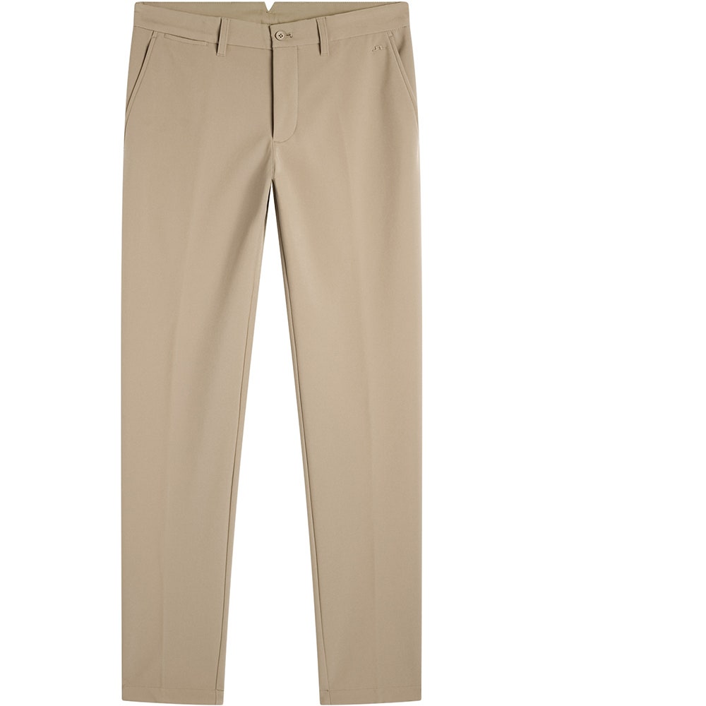 J.Lindeberg Golf Trousers - Ellott Bonded Fleece Pant - Brindle AW26