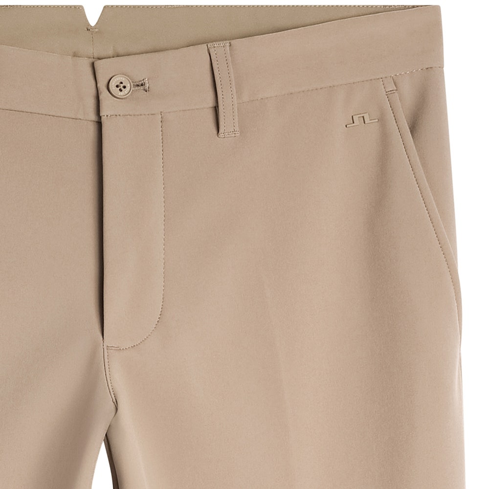 J.Lindeberg Golf Trousers - Ellott Bonded Fleece Pant - Brindle AW26