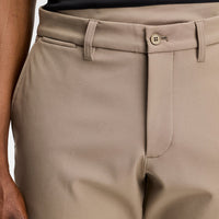 J.Lindeberg Golf Trousers - Ellott Bonded Fleece Pant - Brindle AW26
