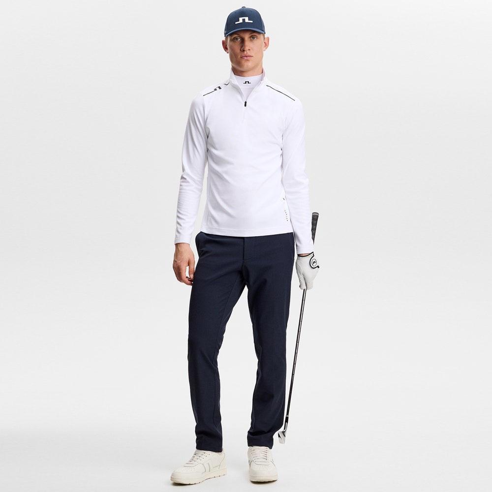 J.Lindeberg Golf Trousers - Ellott Bonded Fleece Pant - JL Navy AW26