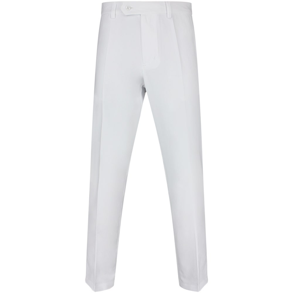 J.Lindeberg Golf Trousers - Mitch Pant Slim Fit - White SS26