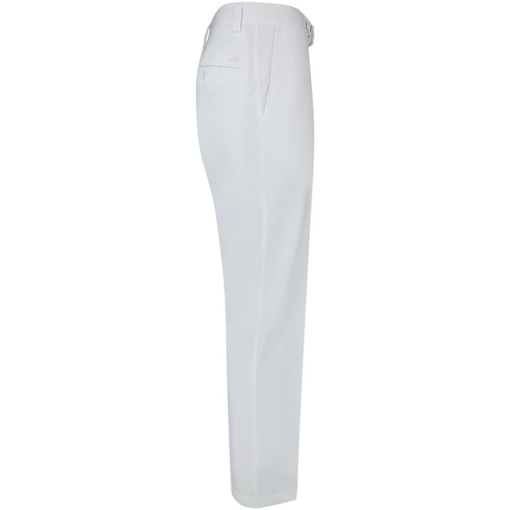 J.Lindeberg Golf Trousers - Mitch Pant Slim Fit - White SS26