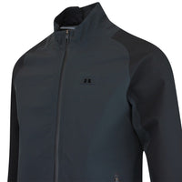 J.Lindeberg Waterproof Golf Jacket - Mateo 3L Pro FZ - Black AW25