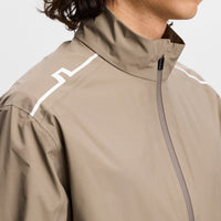 J.Lindeberg Waterproof Golf Jacket - Shay Rain Jkt - Brindle AW26