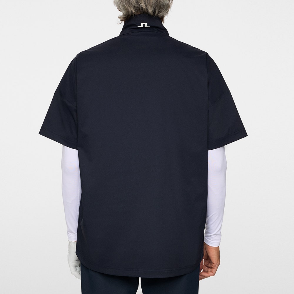 J.Lindeberg Waterproof Golf Jacket - Shay Rain Shirt - JL Navy AW25