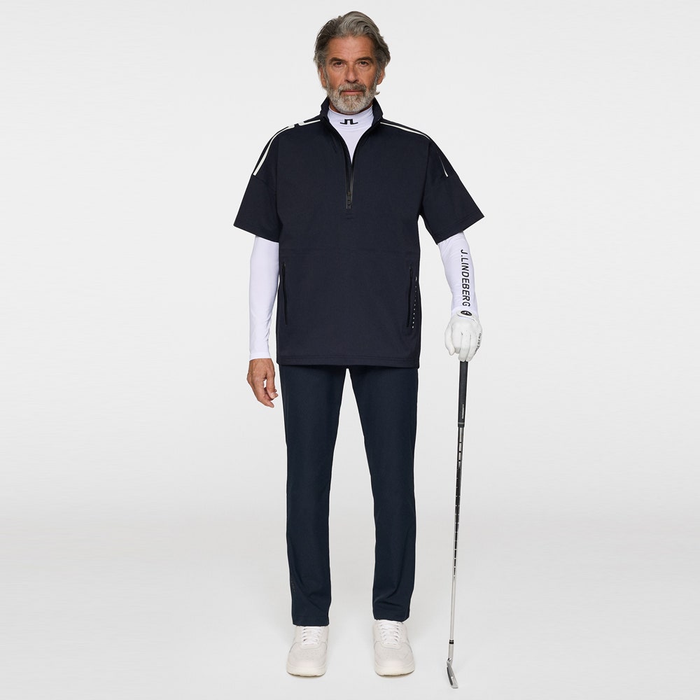 J.Lindeberg Waterproof Golf Jacket - Shay Rain Shirt - JL Navy AW25
