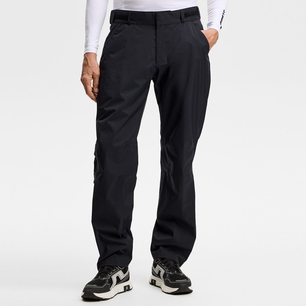 J.Lindeberg Waterproof Golf Trousers - Shay Rain Pant - Black AW26
