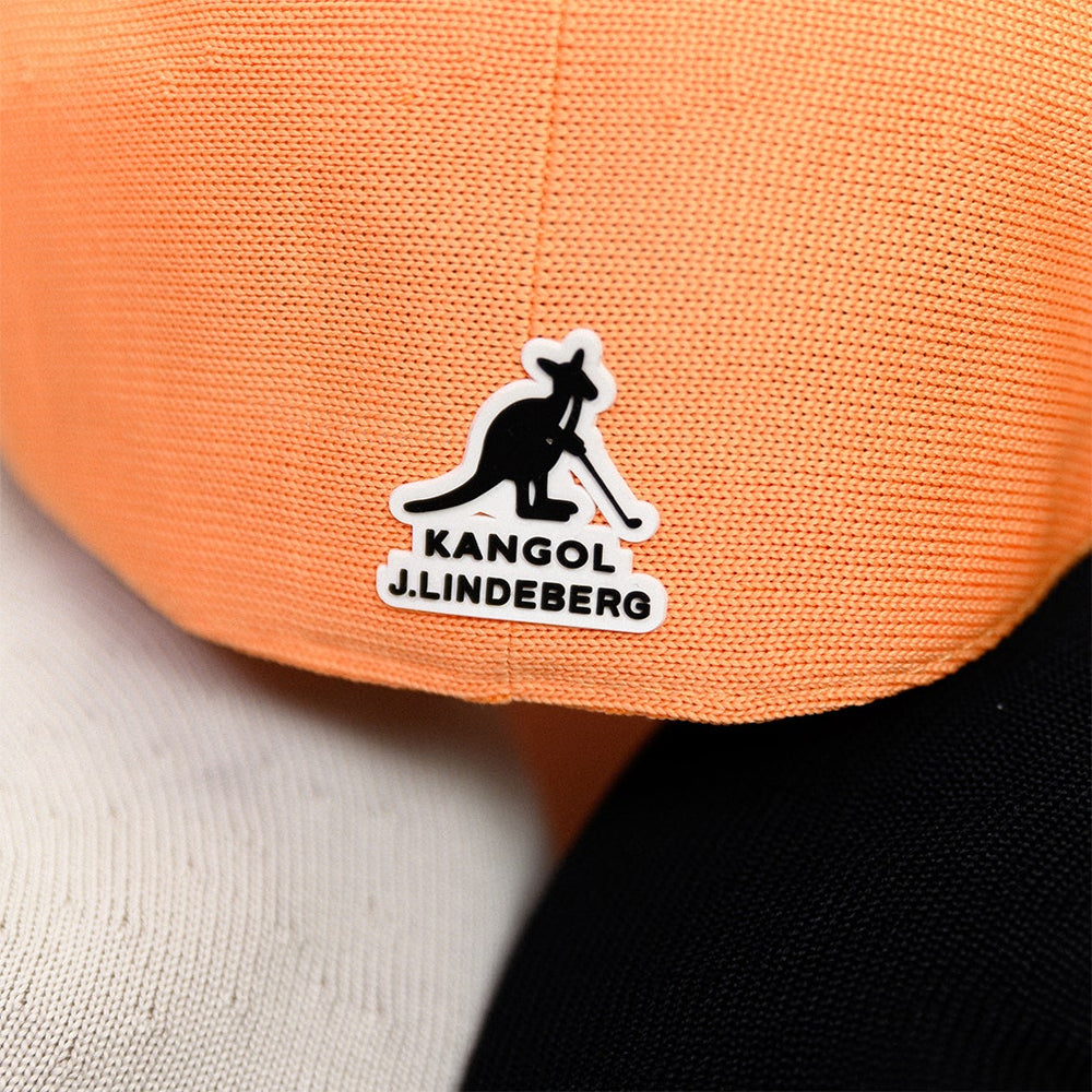 J.Lindeberg x Kangol Golf Hat - Douglas 504 Flat Cap - M. Orange PF25