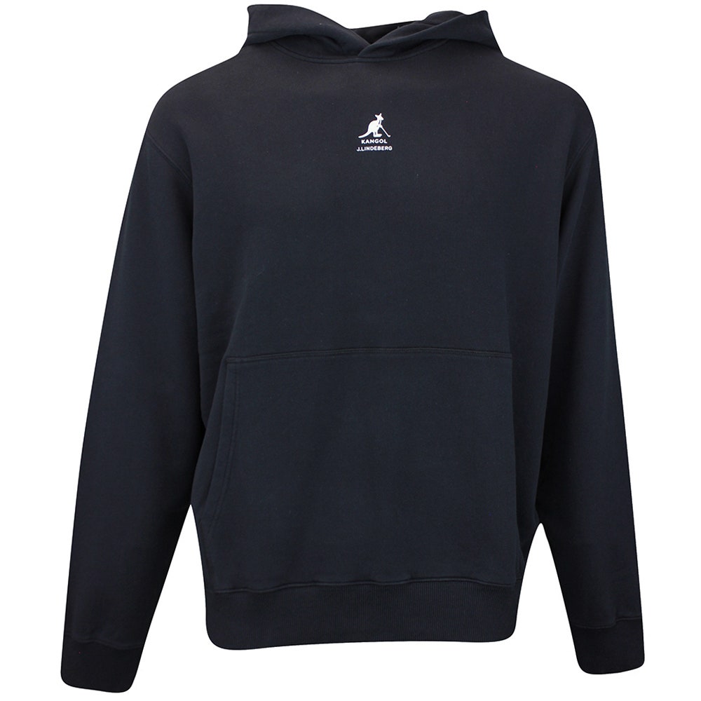 J.Lindeberg x Kangol Golf Pullover - Roberto Hoodie - Black PF25