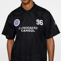 J.Lindeberg x Kangol Golf Shirt - Paul Ftbl Jersey - Black PF25